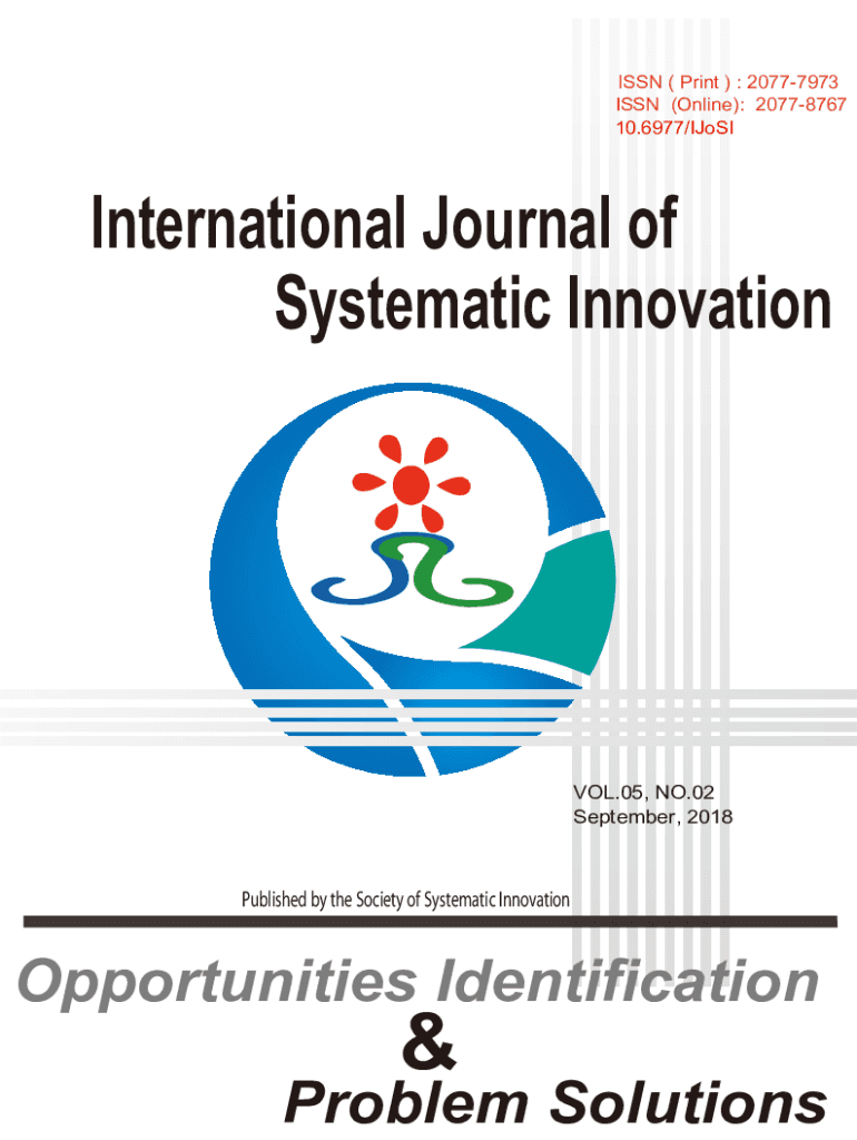 International Journal of Systematic Innovation《国际系统创新杂志》